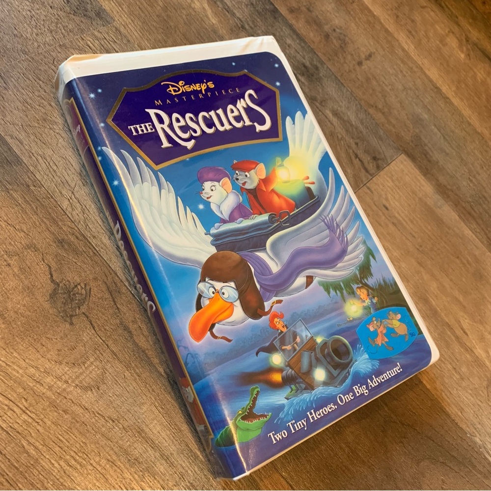 Vintage Disney The Rescuers masterpiece collection VHS movie